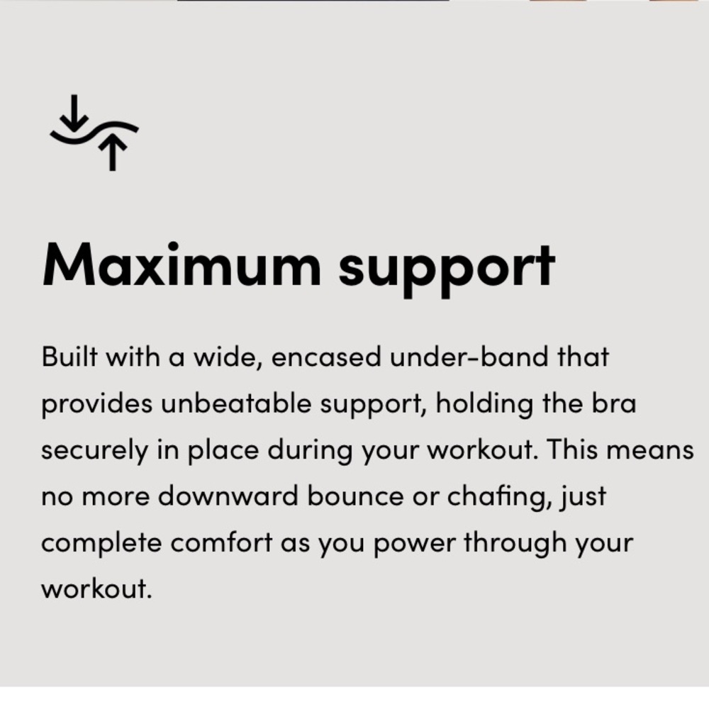 NWT RUNDERWEAR Power Running Bra - Picture 10 of 14
